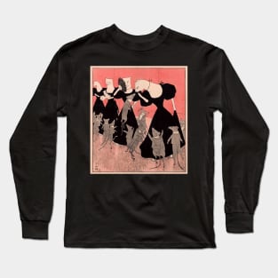 Cats dancing with mice Long Sleeve T-Shirt